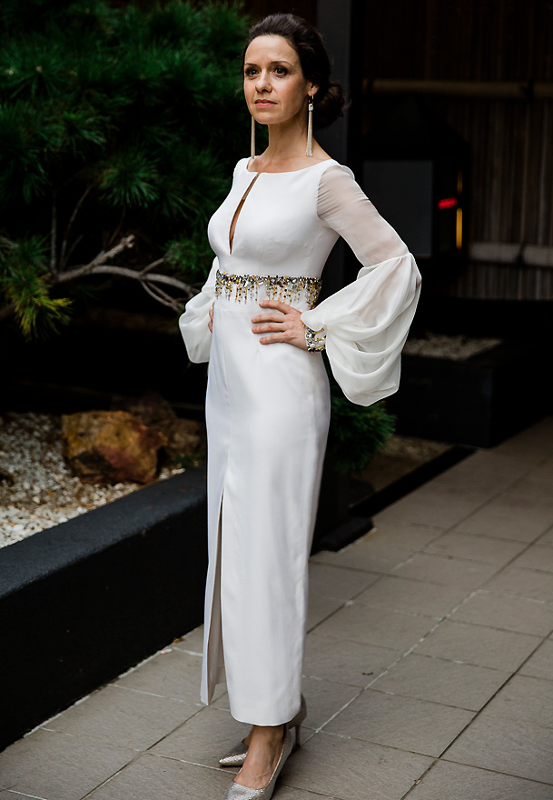 Kate Atkinson dress - Julie Goodwin Couture Melbourne couturier