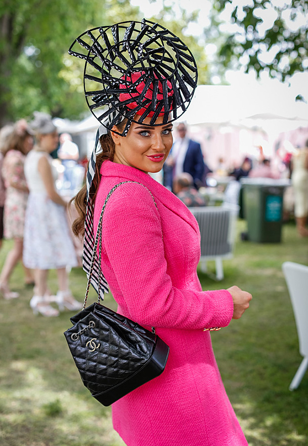 Brodie Worrell on Oaks Day by Julie Goodwin Couture