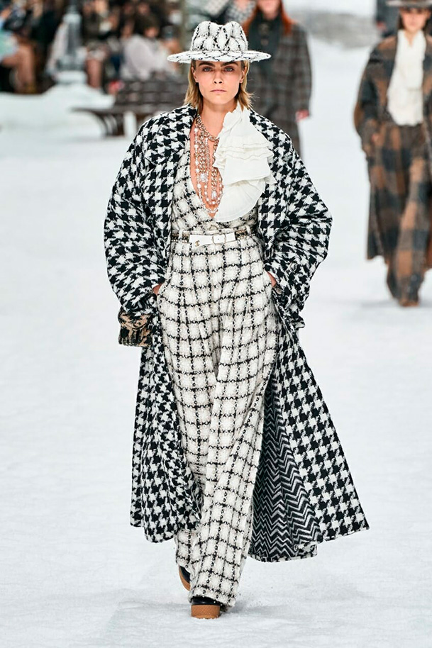 Houndstooth coat from Chanel