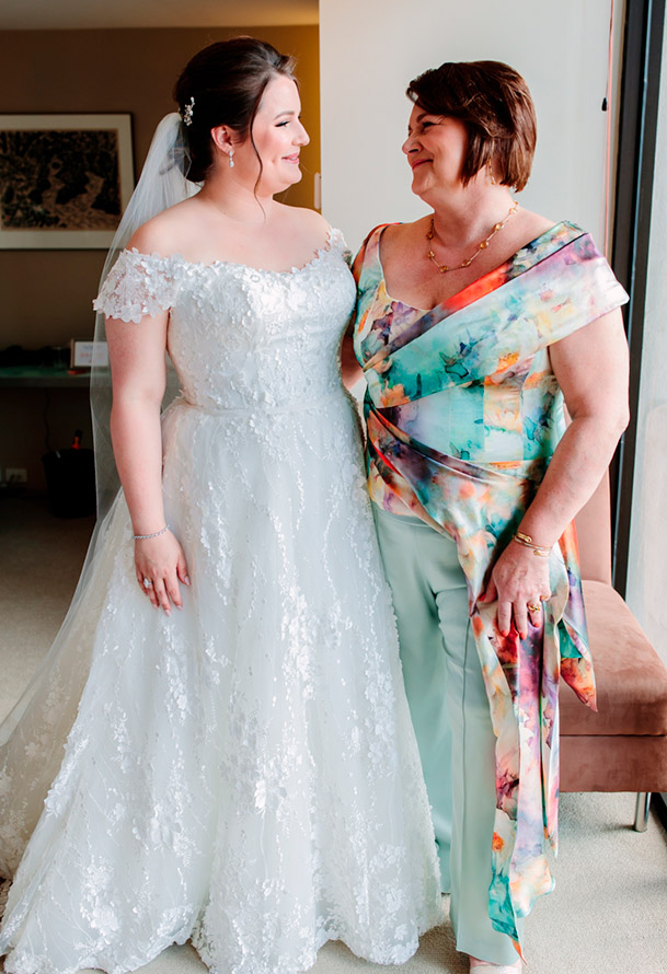 Anya and Mother of the Bride Sarah