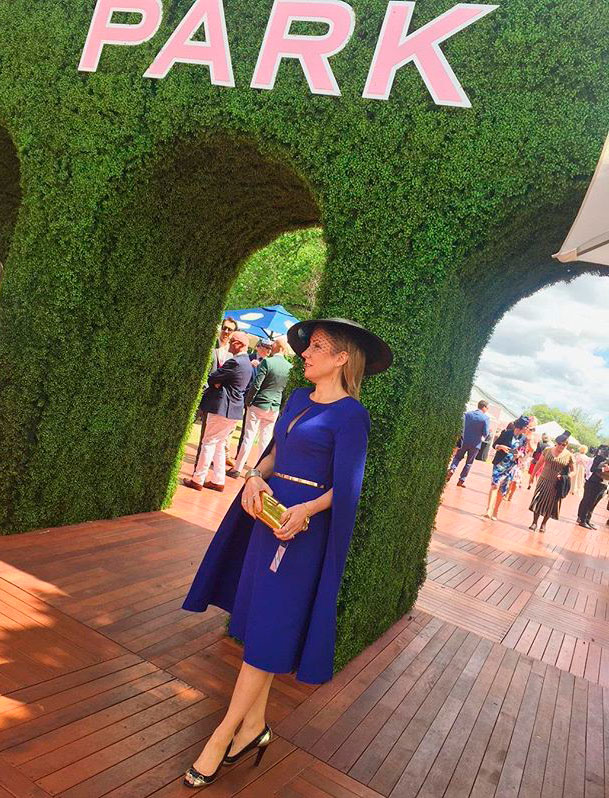 Julie Goodwin at Oaks Day 2018