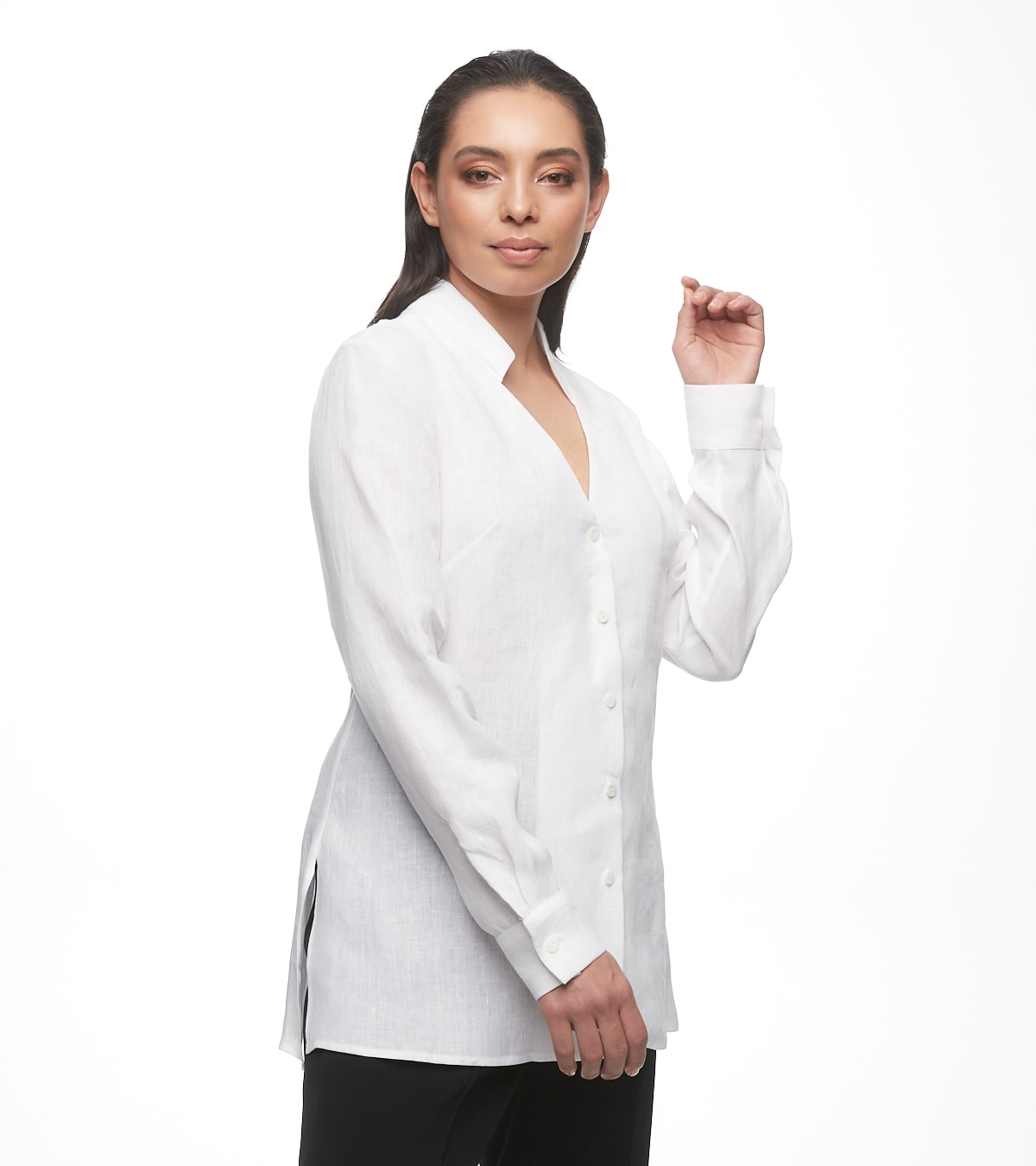 Sophia white shirt | Julie Goodwin Couture